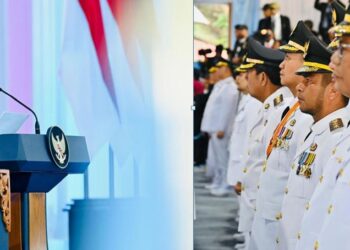 Prabowo Subianto Lantik Franc Bernhard Tumanggor dan H Mutsyuhito Solin sebagai Bupati dan Wakil Bupati Pakpak Bharat Masa Jabatan 2025-2030 di Istana Negara