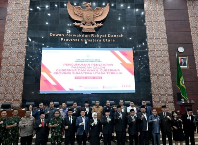 DPRD Sumut Tetapkan Bobby Afif Nasution dan Surya Sebagai Gubernur dan Wagub Terpilih Sumut Hasil Pilkada 2024