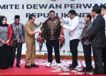 Pj Gubernur Sumut Agus Fatoni Sampaikan Masukan Terkait RUU Perkotaan pada DPD RI