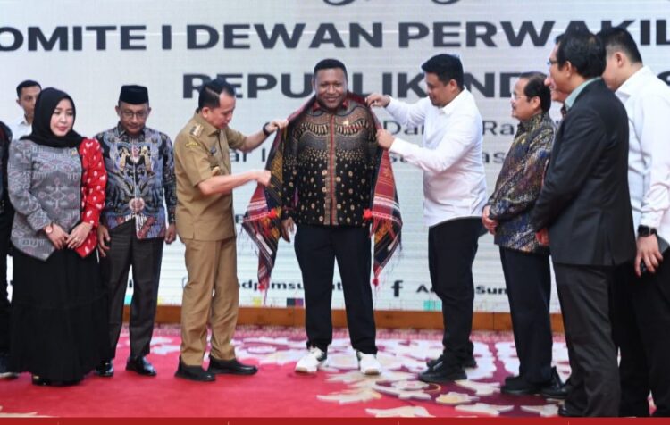 Pj Gubernur Sumut Agus Fatoni Sampaikan Masukan Terkait RUU Perkotaan pada DPD RI