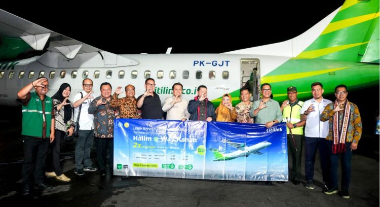 Pj Gubernur Sumut, Agus Fatoni Hadiri Peresmian Penerbangan Domestik Perdana Rute Jakarta-Way Kanan