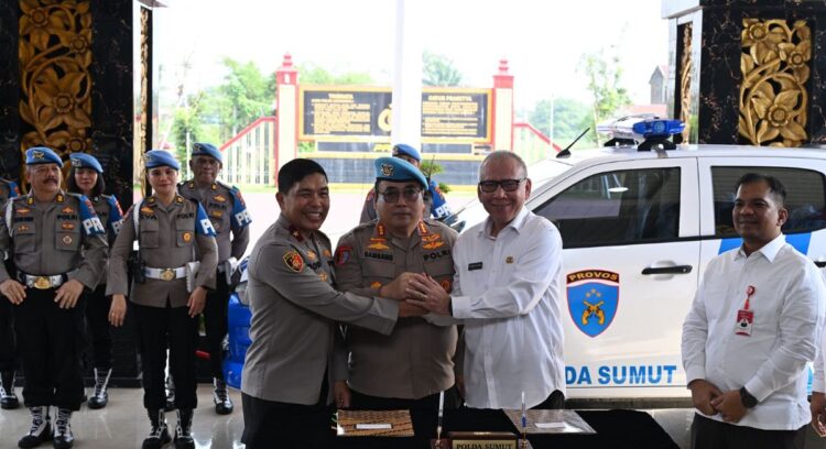 Pemprov Sumut Serahkan Hibah Mobil Dinas untuk Polda Sumut, Dukung Kinerja Bidang Propam