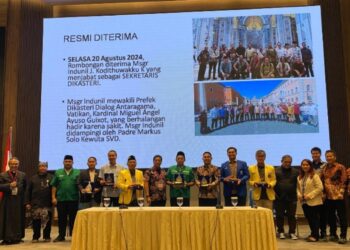 KWI Apresiasi Tujuh Ketum Ormas Pemuda Lintas Agama dengan Anugerah “Sehati Seperjalanan” untuk Membangun Perdamaian Dunia