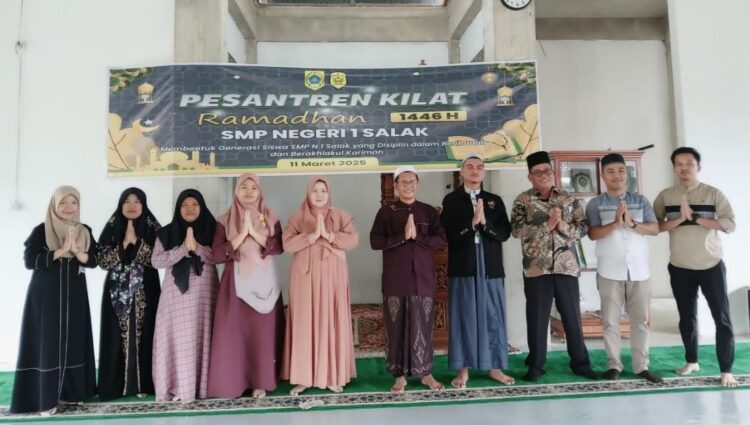 Pesantren Kilat SMP Negeri 1 Salak Semarakkan Bulan Suci Ramadhan dengan Peningkatan Keimanan dan Ketaqwaan