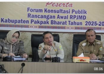 Bupati Pakpak Bharat, Franc Bernhard Tumanggor, Resmikan Forum Konsultasi Publik Penyusunan RPJMD 2025-2029 untuk Pembangunan Kabupaten yang Lebih Maju