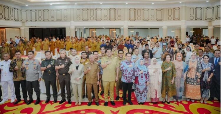 Bupati Pakpak Bharat, Franc Bernhard Tumanggor Hadiri Serah Terima Jabatan Gubernur Sumatera Utara