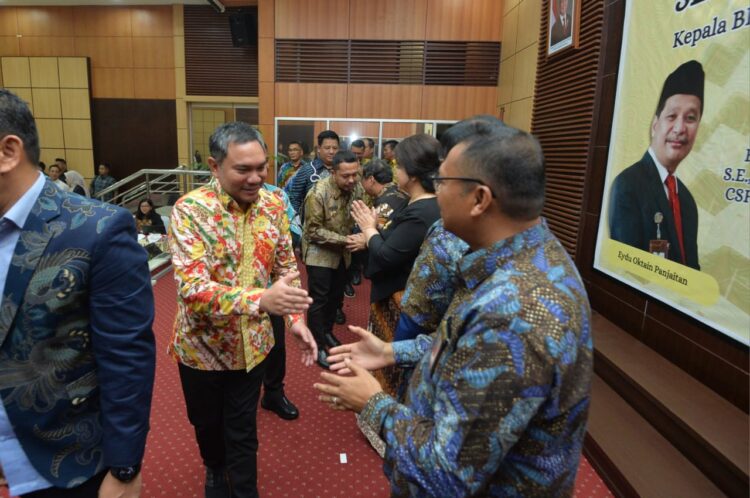 Bupati Pakpak Bharat Franc Tumanggor Hadiri Serah Terima Jabatan Kepala BPK Perwakilan Sumut