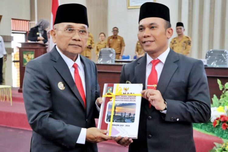 Serah Terima Jabatan Bupati Simalungun: DR H. Anton Achmad Saragih Resmi Pimpin Simalungun untuk Periode 2025-2030