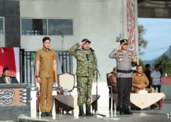 Bupati Pakpak Bharat Pimpin Apel Gabungan Pasca Lebaran, Tekankan Dedikasi dan Kinerja ASN