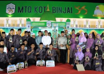 Binjai Utara Raih Juara Umum MTQ ke-56 Tingkat Kota Binjai Tahun 2025
