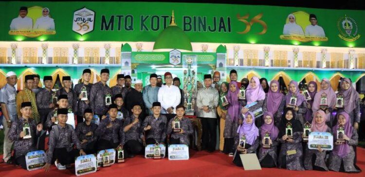 Binjai Utara Raih Juara Umum MTQ ke-56 Tingkat Kota Binjai Tahun 2025