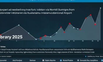 Jumlah Penumpang Domestik dan Internasional Turun Tajam di Sumatera Utara pada Februari 2025