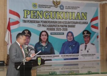 Bupati Franc Bernhard Tumanggor Kukuhkan Pengurus PKK Pakpak Bharat 2025–2030, Dorong Peran Sebagai Agen Perubahan