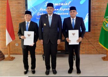 Gubernur Sumut Lantik Dua Dewan Pengawas Baru Perumda Tirtanadi, Bobby Nasution Tekankan Optimalisasi Layanan Air