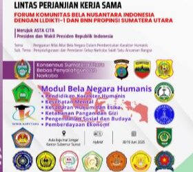 Lintas Perjanjian Kerja Sama Bela Negara Humanis di Sumut: FKBNI, LLDikti-1, dan BNN Perkuat Sinergi Merujuk Asta Cita Nasional