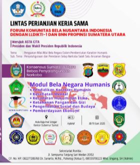 Lintas Perjanjian Kerja Sama Bela Negara Humanis di Sumut: FKBNI, LLDikti-1, dan BNN Perkuat Sinergi Merujuk Asta Cita Nasional
