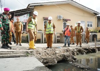 Tinjau Peningkatan Drainase di Jalan Cimanuk, Wali Kota Medan Minta Pekerjaan Dipercepat