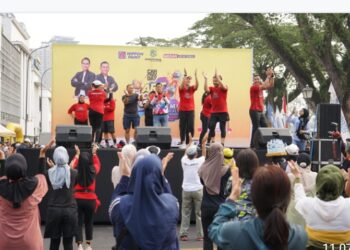 Ribuan Warga Padati CFD Medan: Olahraga, Kuliner, dan Hiburan Tradisional Meriahkan Minggu Pagi