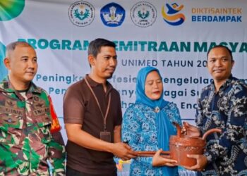 Dukung Program Rico Zaki, Kelurahan Tanah Enam Ratus dan UNIMED Edukasi Warga Soal Pengelolaan Sampah Jadi Energi