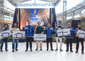 Muhammad Mirza Azmi Menang Kompetisi Logo HUT ke-435 Kota Medan, Wali Kota Rico Waas Bangga Banyak Insan Kreatif Terlibat 