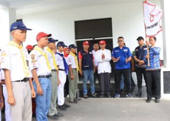 Kontingen JUMBARA PMR Kota Binjai Dilepas, Siap Harumkan Nama Daerah di Tingkat Provinsi