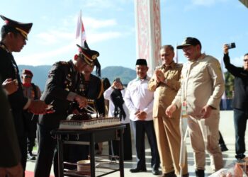 Bupati Pakpak Bharat Hadiri Upacara HUT Bhayangkara ke-79, Dukung Peningkatan Layanan Polri