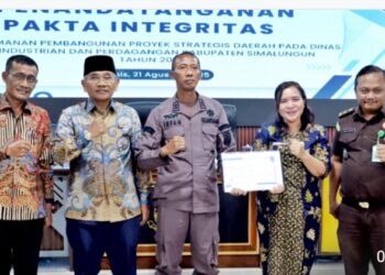 Bupati Simalungun Tekankan Tanggung Jawab dan Integritas dalam Pengamanan Proyek Strategis 2025