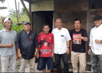 Dr. Sutarto M.Si, Wakil Ketua DPRD Sumut, Beri Tali Asih kepada Korban Tabrak Lari di Desa Manunggal