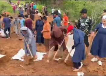 Solidaritas Antar Denominasi Gereja  Gelar Ibadah dan Gotong Royong Ekologis di Sihaporas