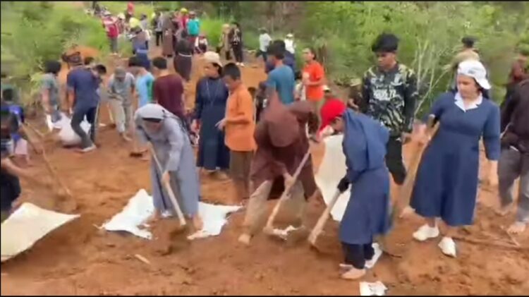 Solidaritas Antar Denominasi Gereja  Gelar Ibadah dan Gotong Royong Ekologis di Sihaporas