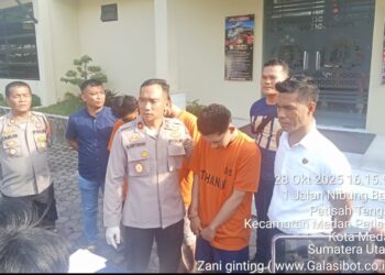 Polsek Medan Baru Ringkus 3 Pelaku Begal Sadis di Taman Beringin, Sita 5 Unit Sepeda Motor