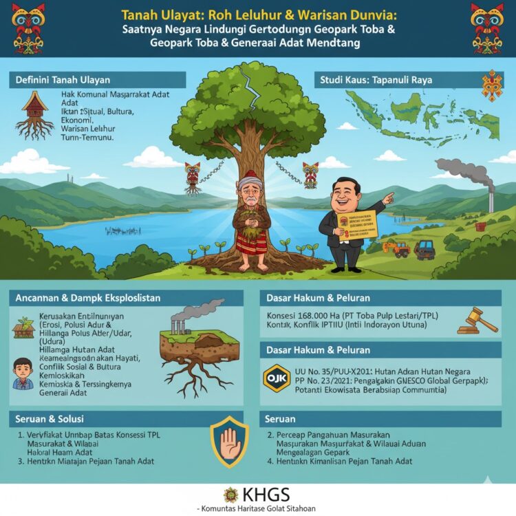 Tanah Adat Bukan Hutan Industri: Saatnya Negara Melindungi Geopark Caldera Toba dan Generasi Adat