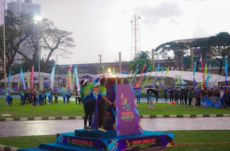 Porkot Medan ke-XV Resmi Dibuka, Wali Kota Rico Waas Kobarkan Semangat Juang Atlet Muda