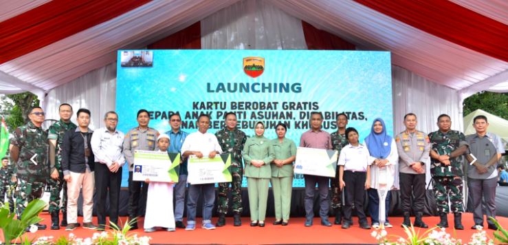 Ketua DPRD Medan Hadiri Launching Kartu Berobat Gratis Kodam I/Bukit Barisan