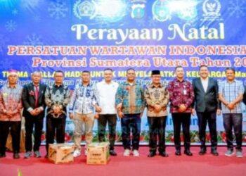Khidmat, Penuh Sukacita dan “Banjir” Hadiah, Natal PWI Sumut 2025 Jadi Momentum Wartawan Wartakan Kabar Baik