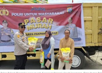 Polres Pakpak Bharat Gelar Pasar Murah di Dua Kecamatan untuk Ringankan Beban Warga