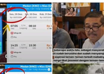 Parlindungan Purba Keluhkan Mahalnya Harga Tiket Pesawat Medan–Nias, Minta Pemerintah Turun Tangan