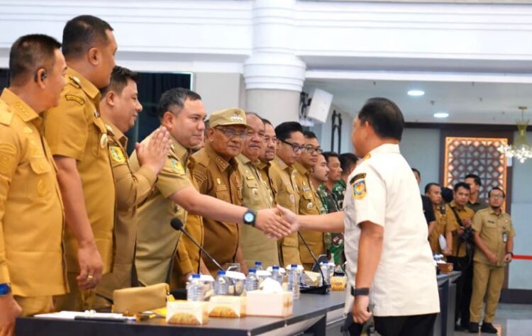Bupati Pakpak Bharat Hadiri Rakor Percepatan Rehabilitasi Pascabencana Sumut