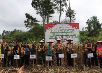 Polres Humbang Hasundutan Gelar Panen Raya Jagung Serentak Kuartal I 2026 di Desa Hutasoit
