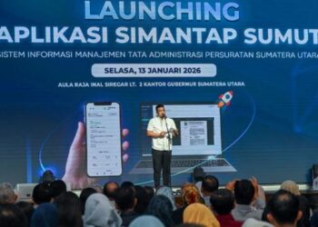 Gubernur Sumut Bobby Nasution Luncurkan SIMANTAP SUMUT, Percepat Administrasi Persuratan Digital