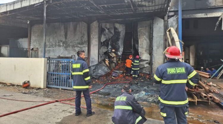 Gudang Pendingin Jeruk Impor PT Presco Natural Anugrah Terbakar di Batam