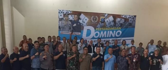 Polresta Medan dan PWI Sumut Perkuat Sinergi Lewat Turnamen Domino Piala Kapolrestabes Medan