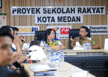 Ikon Pendidikan Baru di Medan: Pembangunan Sekolah Rakyat Dipacu Melalui Koordinasi Lintas Sektor