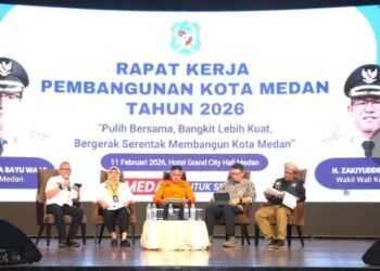 Sekretaris DPRD Hadiri Rapat Kerja Pembangunan Kota Medan 2026