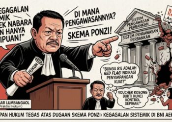 Analisis Praktisi Hukum Volmar Lumbangaol: Kasus BNI Aek Nabara Adalah Kegagalan Sistemik, Bukan Sekadar Penipuan