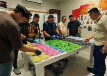 Polrestabes Medan Bongkar Sindikat Narkoba Internasional: Ribuan Vape Liquid, Sabu, dan Ekstasi Disita di Tanjung Bala