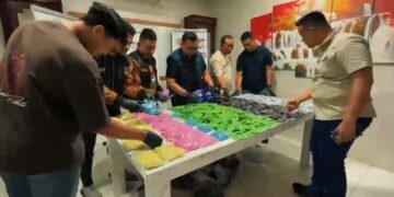 Polrestabes Medan Bongkar Sindikat Narkoba Internasional: Ribuan Vape Liquid, Sabu, dan Ekstasi Disita di Tanjung Bala