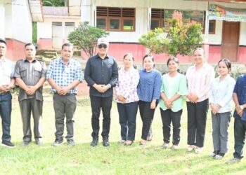 Bupati Humbahas Bawa Kabar Baik Pembangunan Infrastruktur di Tarabintang Saat Peletakan Batu Pertama KDMP Mungkur
