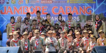 Benteng Karakter Menuju Indonesia Emas 2045: Rico Waas Buka Jambore Cabang Kota Medan 2026 dan Ajak Pramuka Perangi Narkoba serta Judol