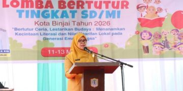Tanamkan Literasi dan Budaya, Pemko Binjai Gelar Lomba Bertutur Pelajar SD/MI 2026